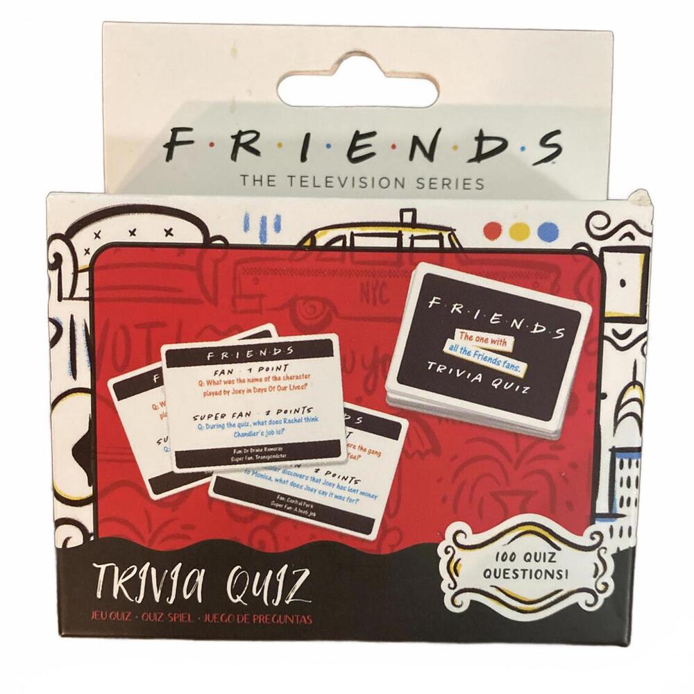 Friends TV Show Trivia Quiz Game – 100 Questions by Paladone, New Sealed